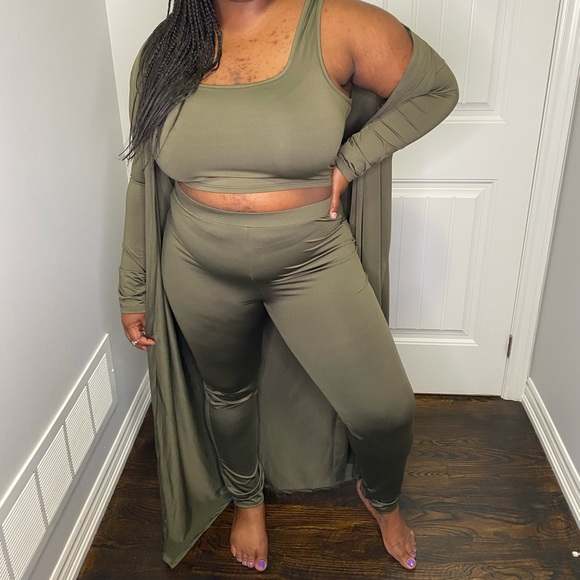 Olive 3pc matching set - Picture 5 of 5